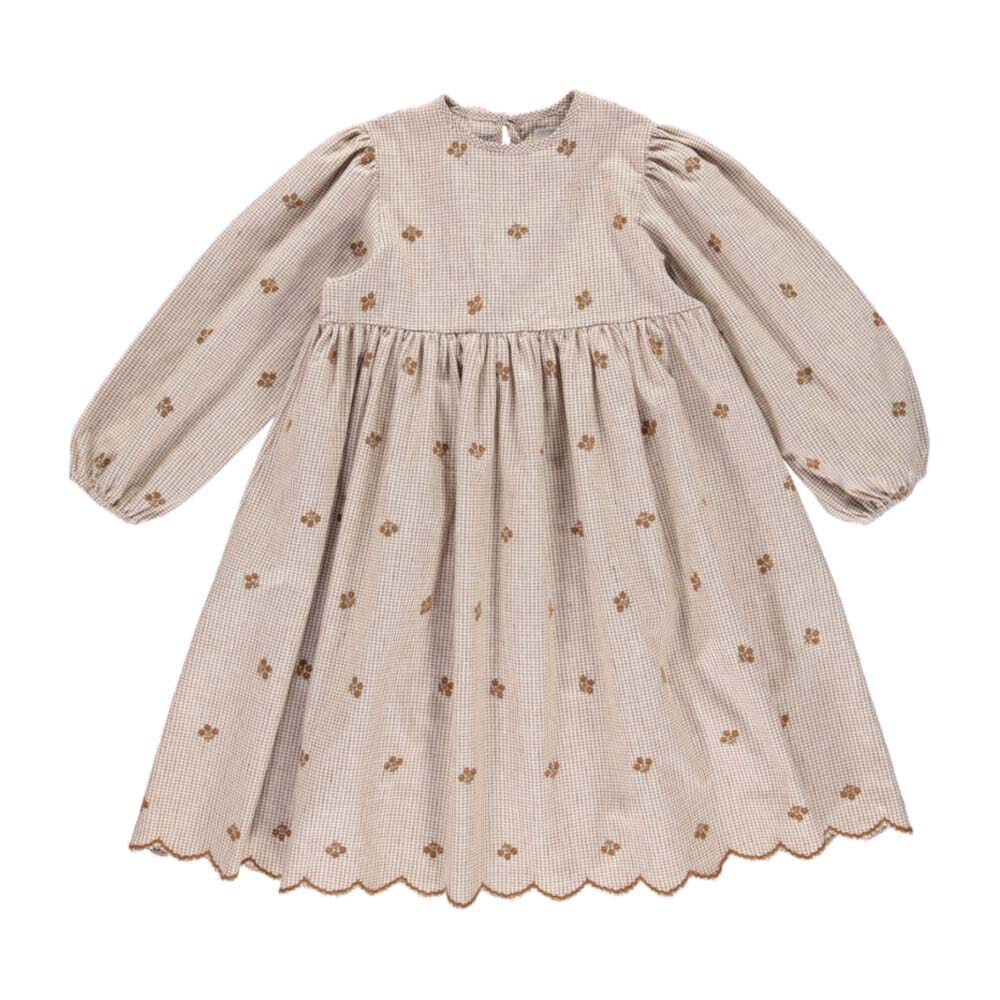 Olivia Dress - Pin Check Dresses + Skirts Bebe Organic 