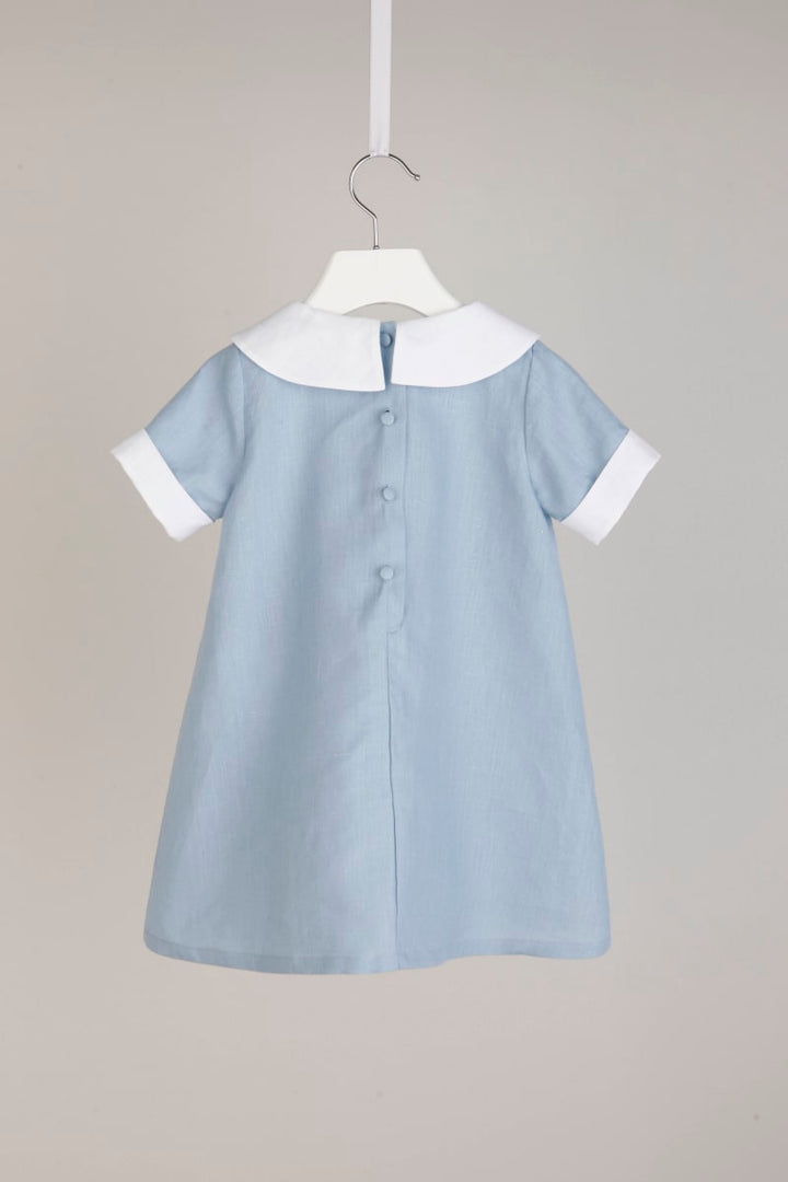 Lavinia - White & Light Blue