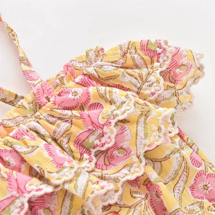 Kumal Romper - Lemon Patchouli Spring Rompers Louise Misha 