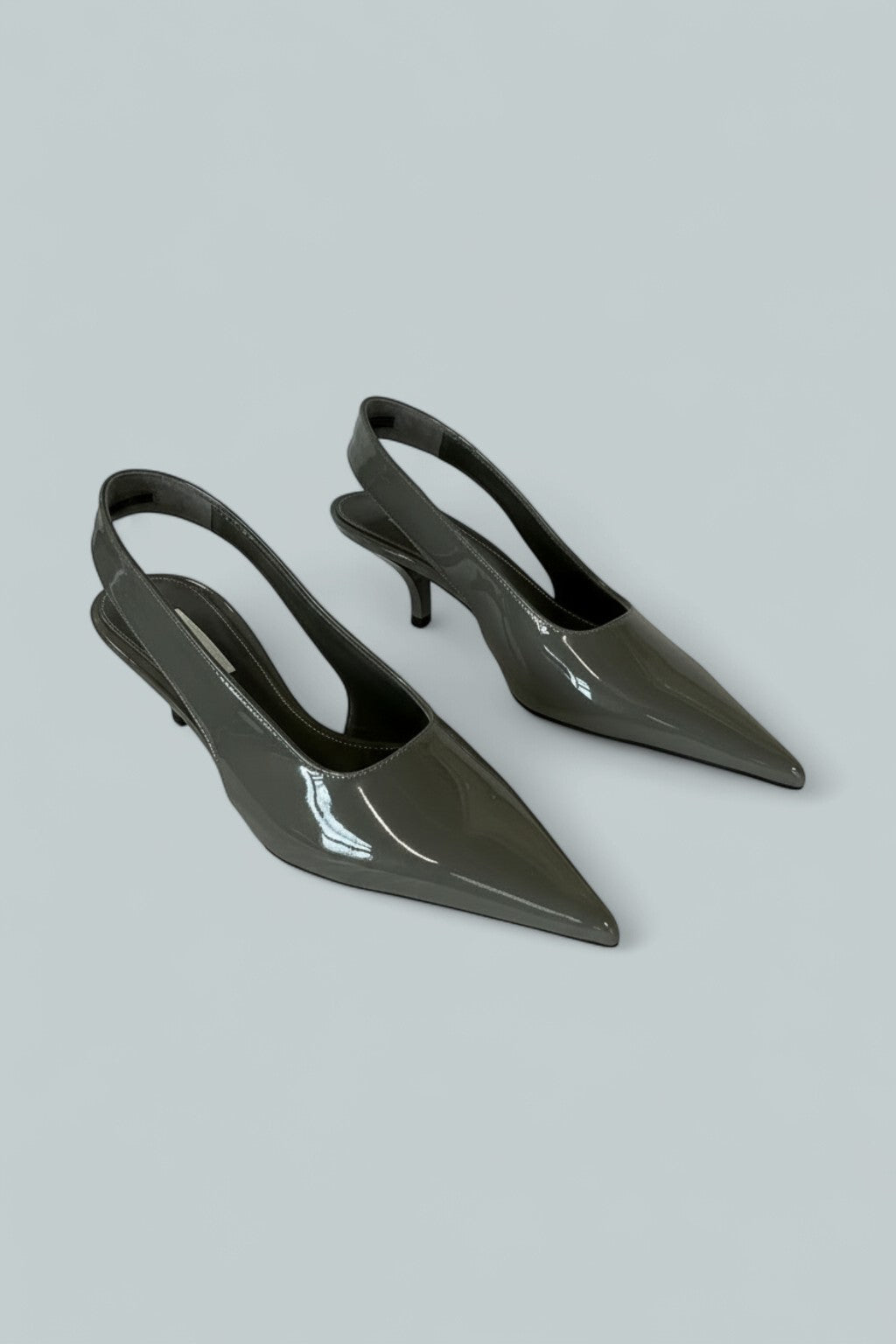 Women's Classic Slingback Pumps - Grey