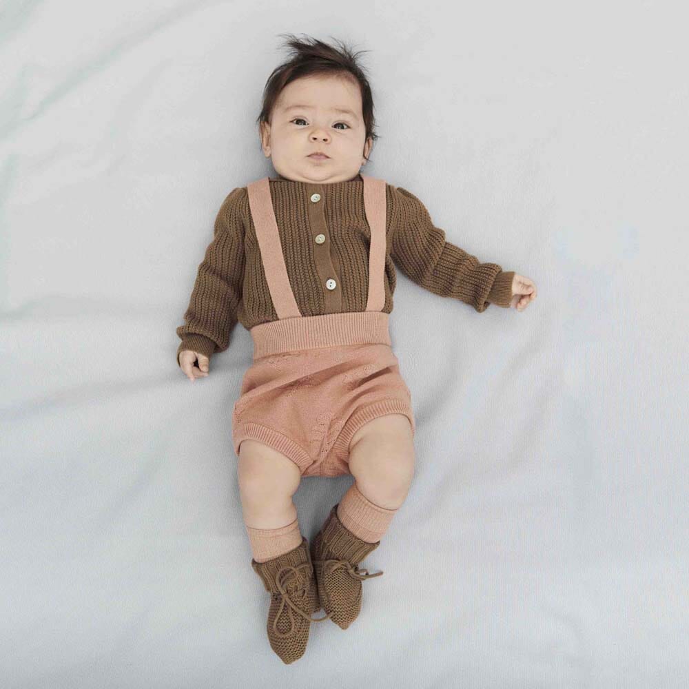 Baby Cardigan - Camel Sweaters FUB 