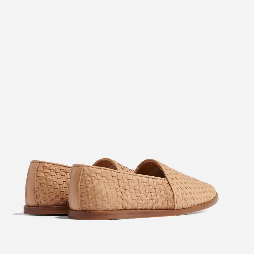 Mara Woven Slip On - Almond - FINAL SALE