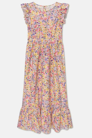 Seersucker floral woman dress - Unique