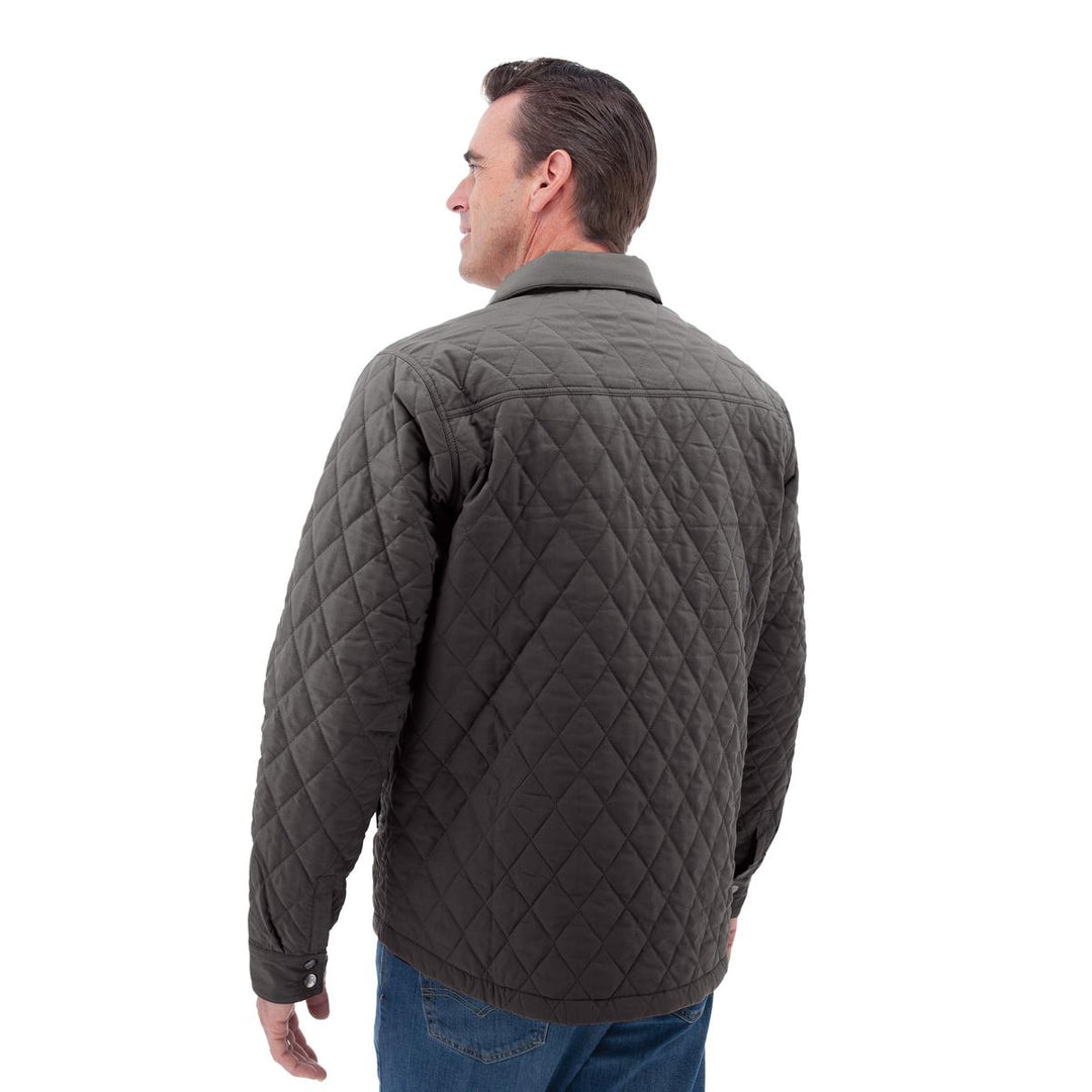 Jameson Recycled Quilted Jacket - Smoke