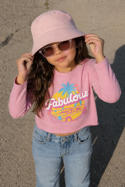 Fabulous Crop Little Kids - Pink
