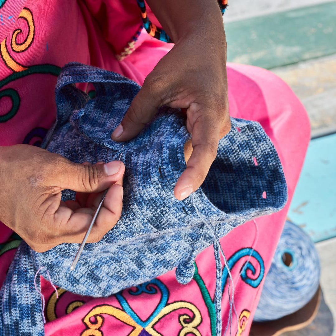 Mini Bolero - Blue Tie-Dye