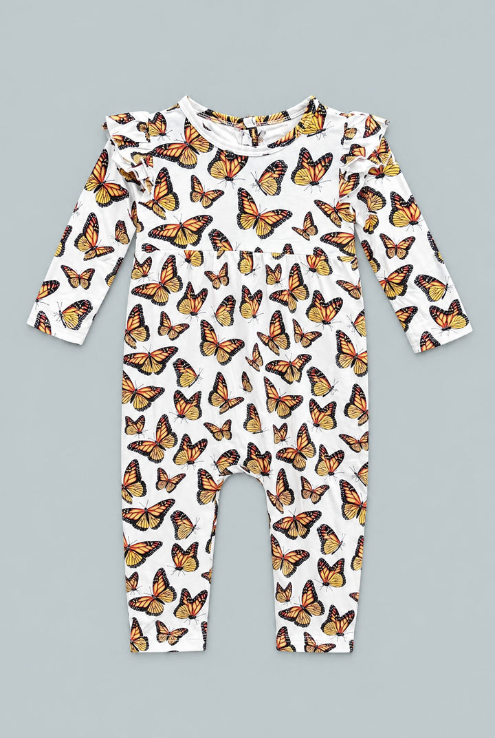 Flutter Sleeve Romper - The Great Migration