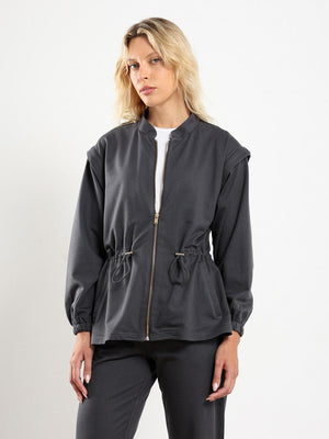 Siham Jacket - Midnight Grey