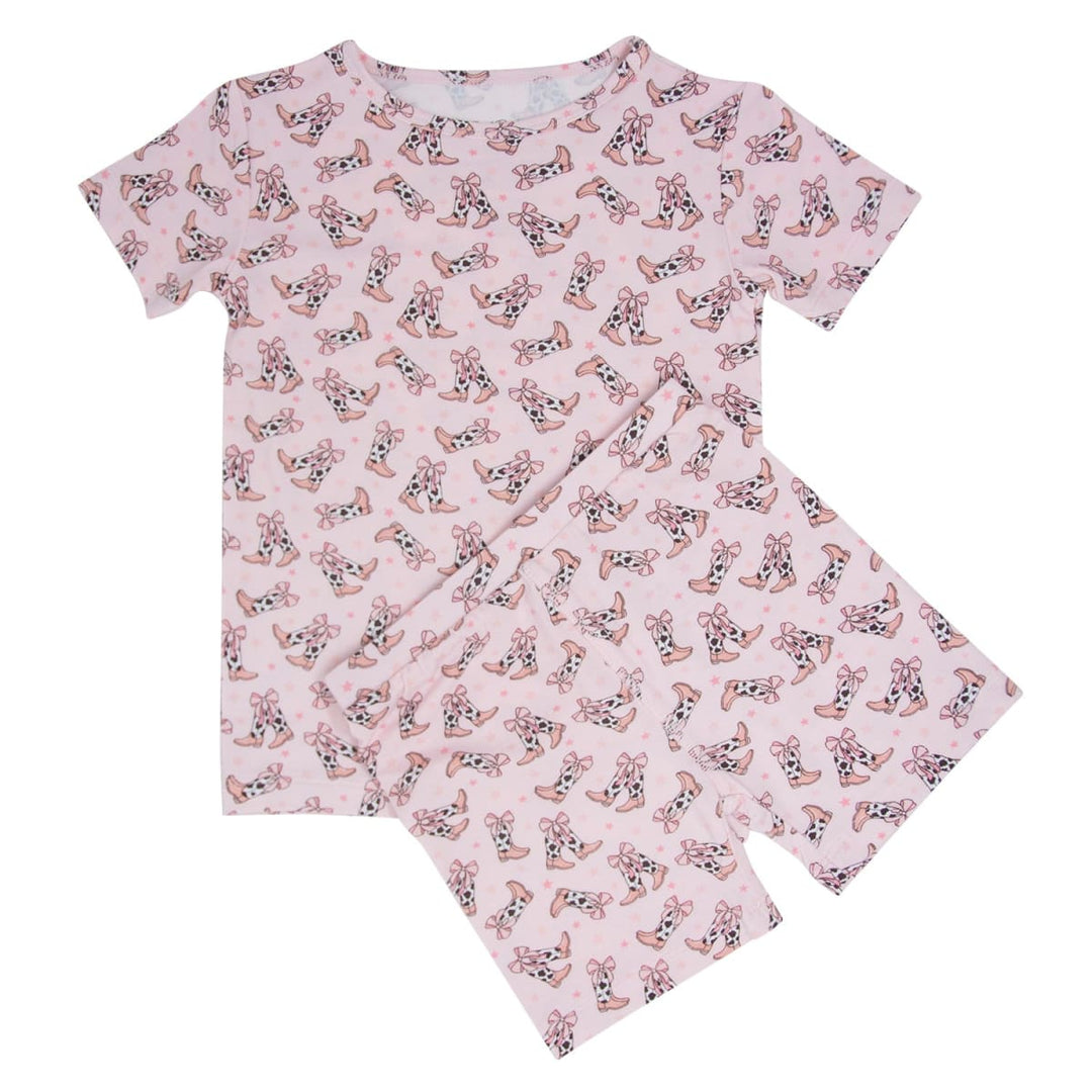 Bows Summer Pajama Set - Cowhide Boots