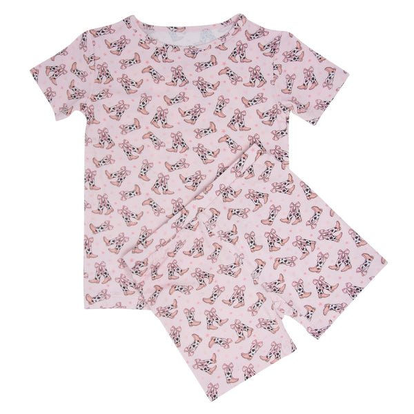Bows Summer Pajama Set - Cowhide Boots