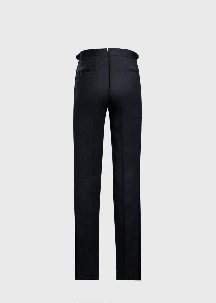 Flannel Formal Trouser - Charcoal