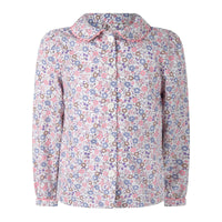 Pink Floral Blouse