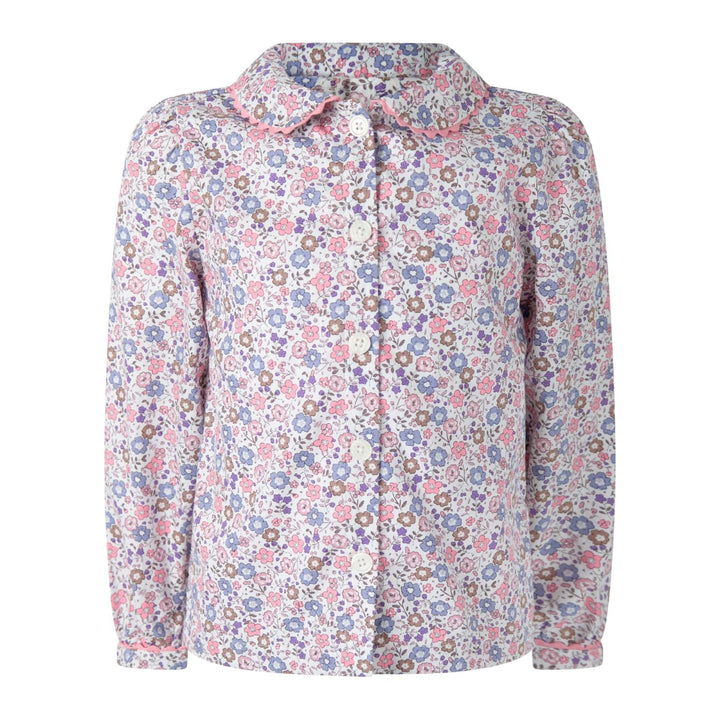 Pink Floral Blouse
