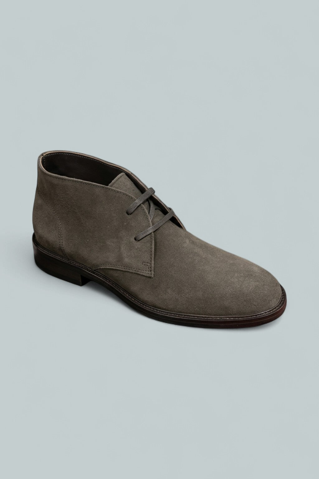 Men's Lace Up Chukka Boots Exclusive - Brown Suede