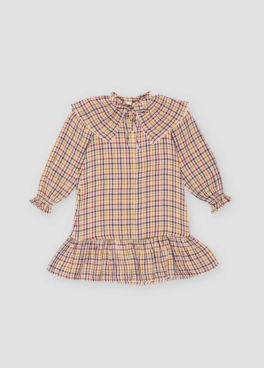 Benerice Dress - Multicolor Check