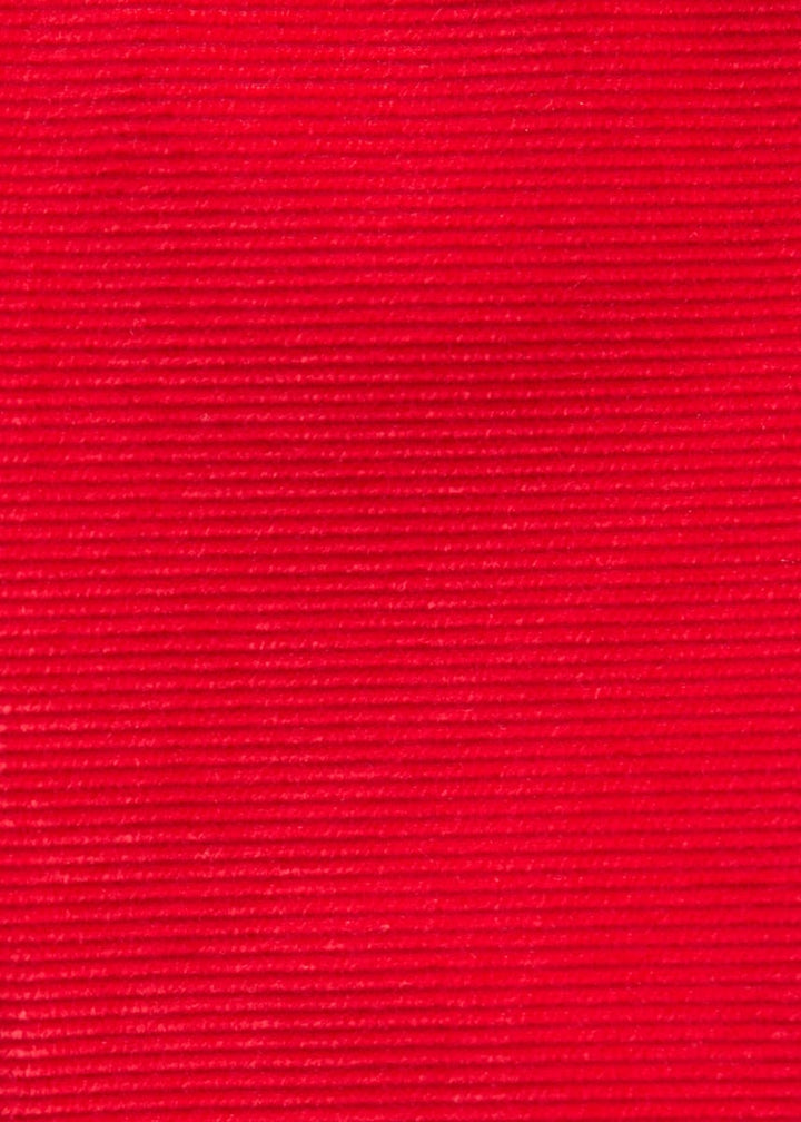 Cotton Horizontal Pincord - Crimson