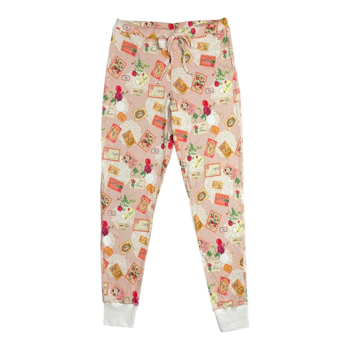 Women's Jogger & Henley Pajama Set - Love