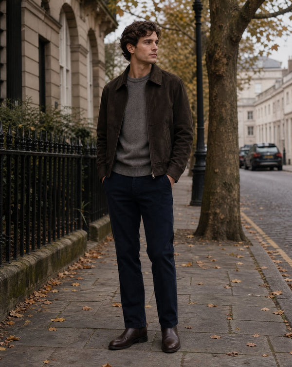 Five Pocket Corduroy Trouser - Navy