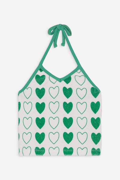 Top Angele - Green Hearts