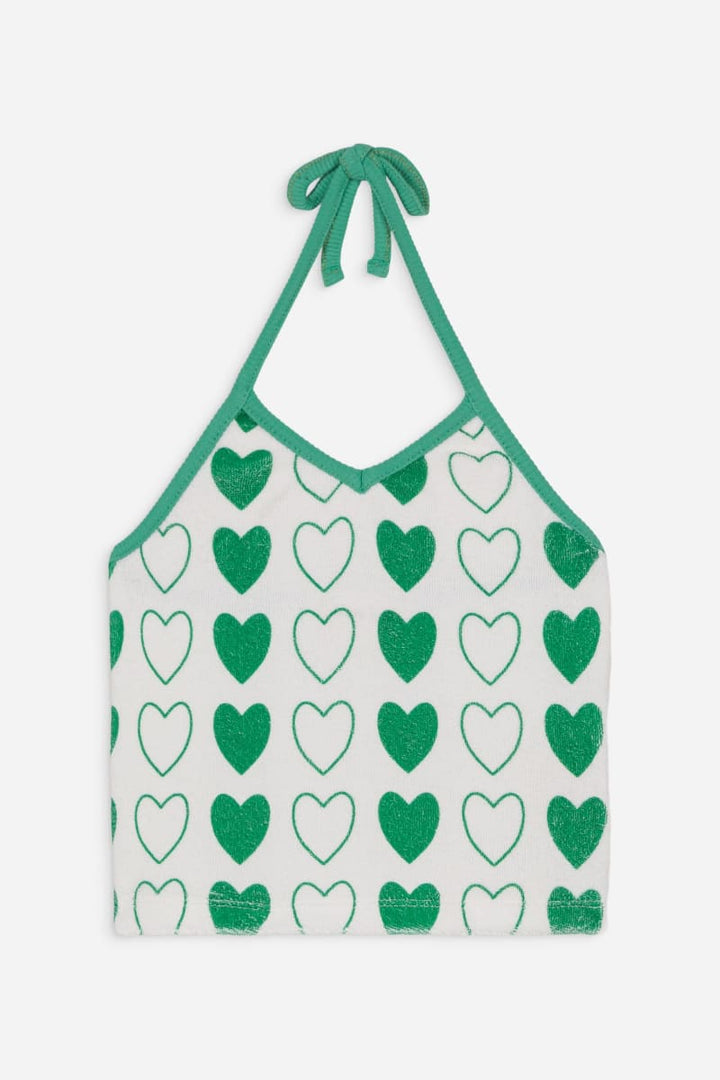 Top Angele - Green Hearts