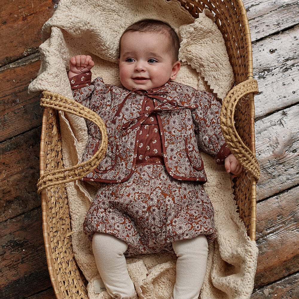 Flora Baby Jacket - Vintage Daisies Jackets Bebe Organic 