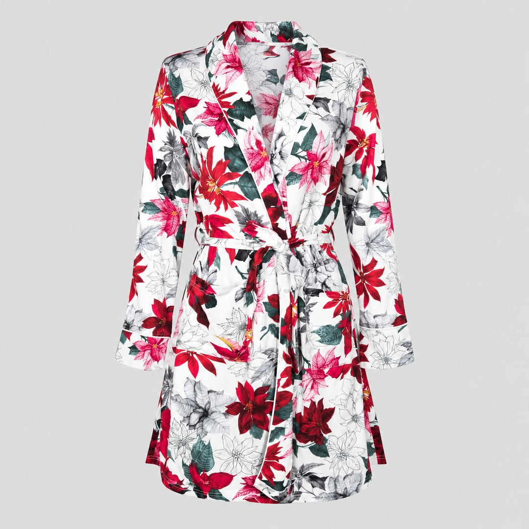 Just Relax Robe - Poinsettia