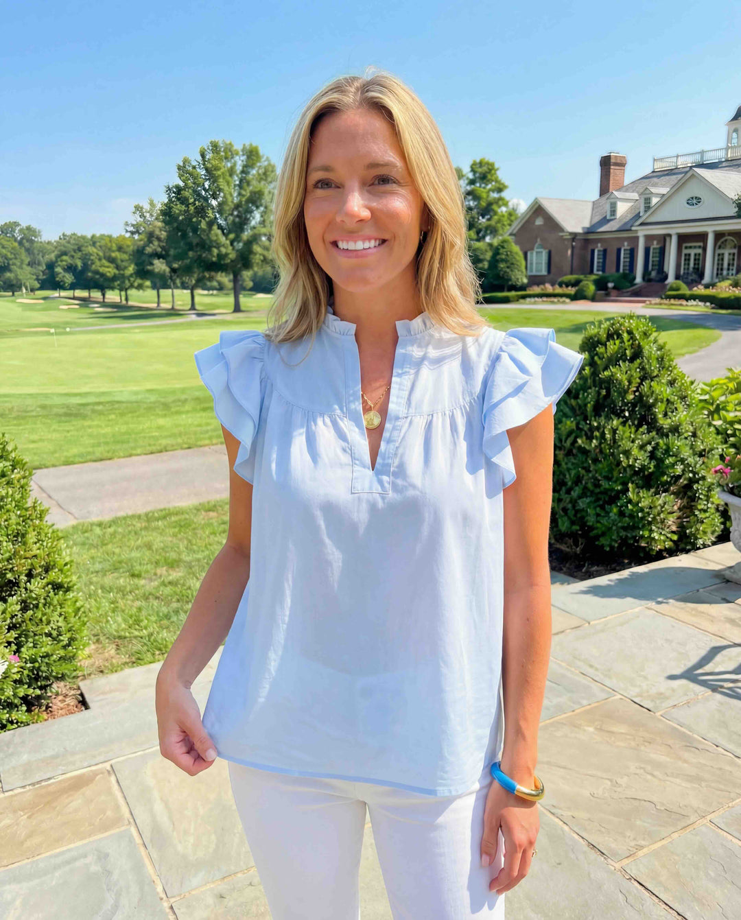 Flutter Sleeve - True Blue