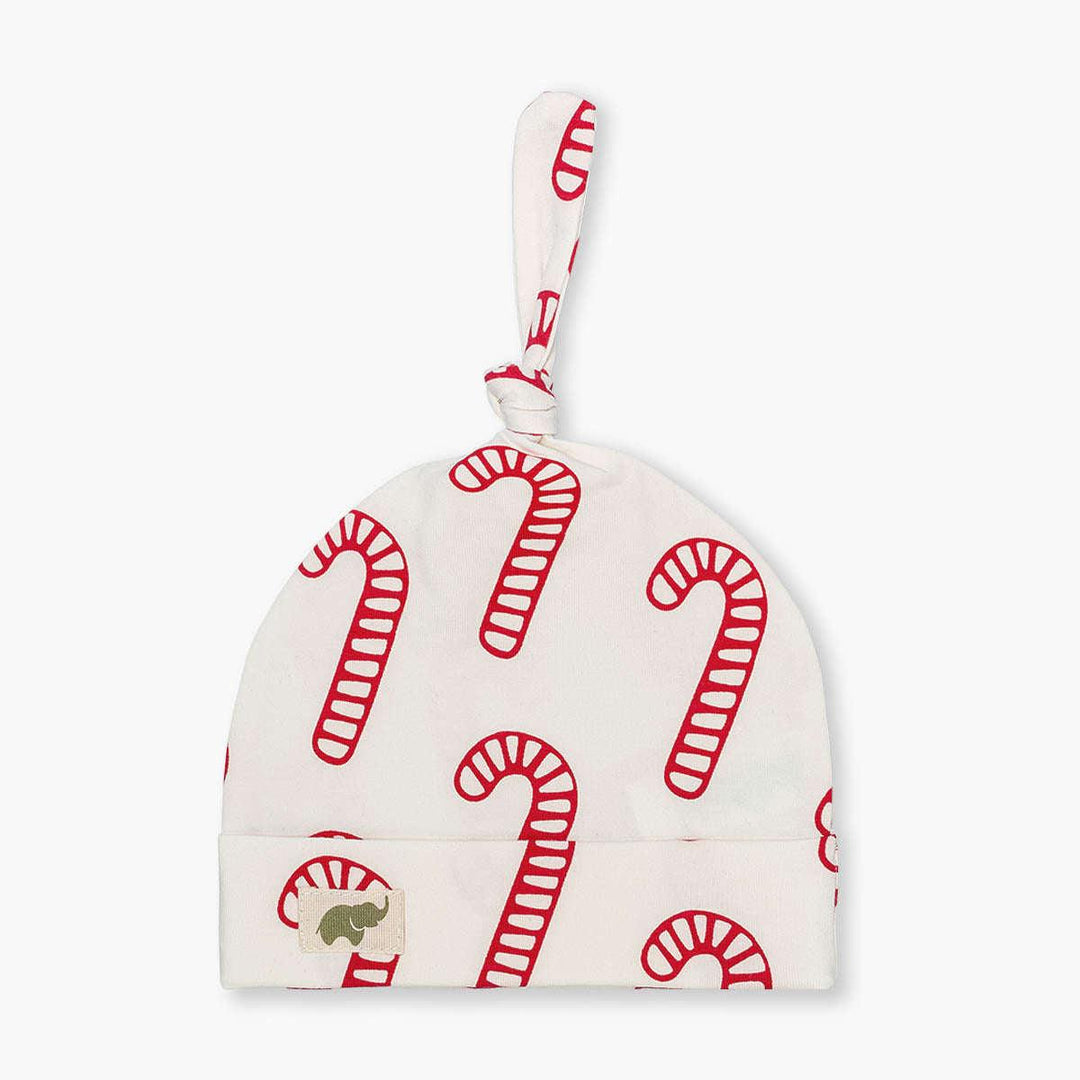Top Knot Cap - Candy Cane