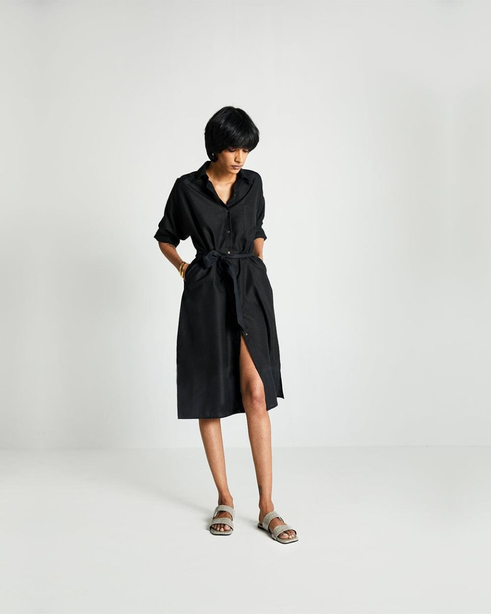 Sunday Smoke Dress - Black
