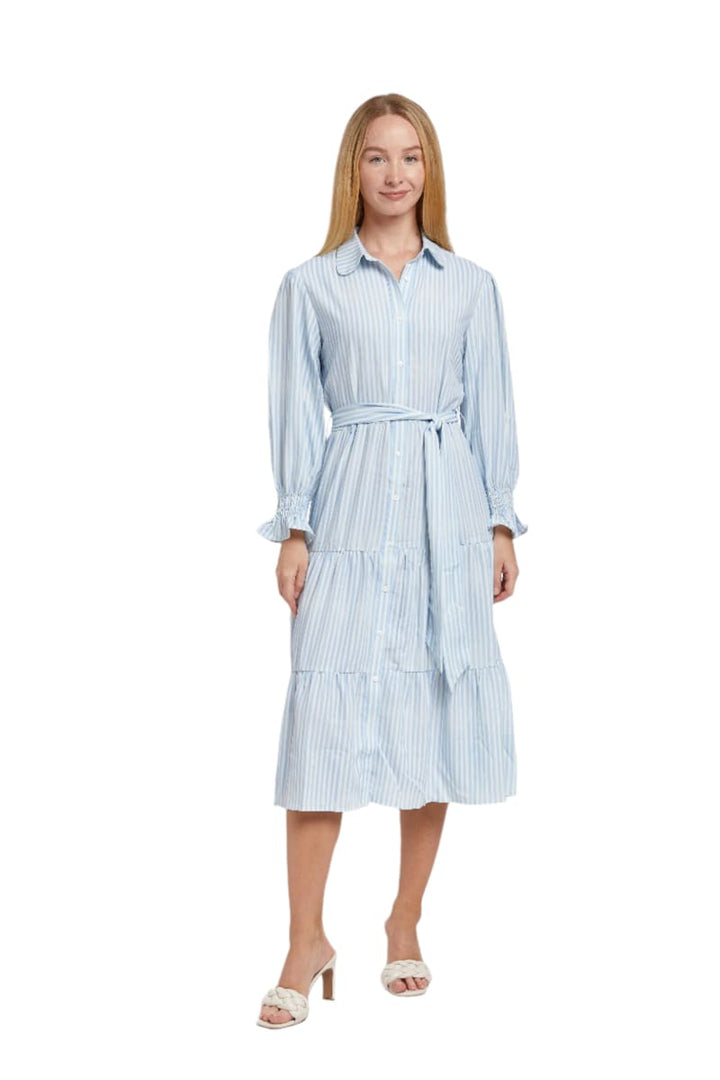 Alice Dress - Blue Stripe