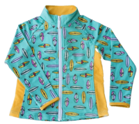 Jo-Jo Full Zip Rash Guard - Surf