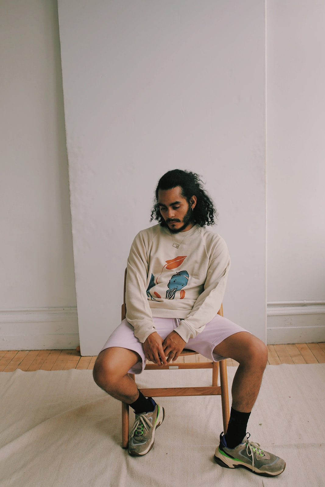 Adult Organic Pima Cotton Sweatshirt - Squid