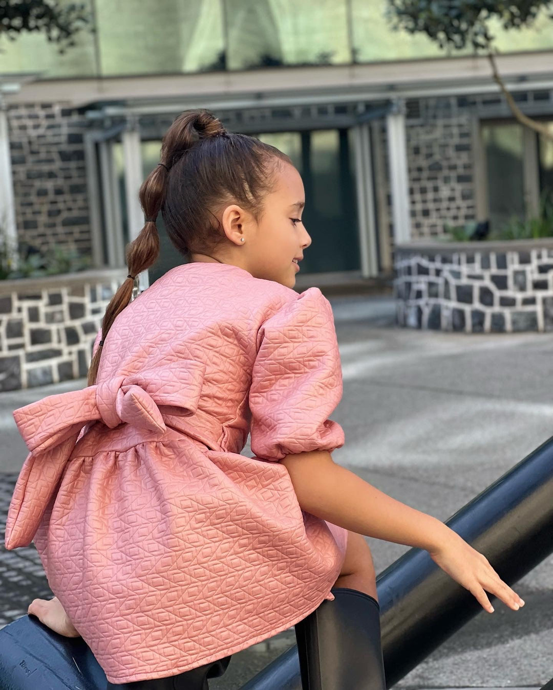 Pink Wrap Dress - Pink