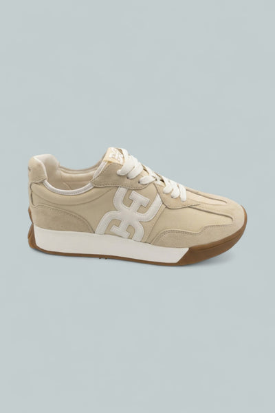 Langley Low Top Lace Up Sneakers - Off White