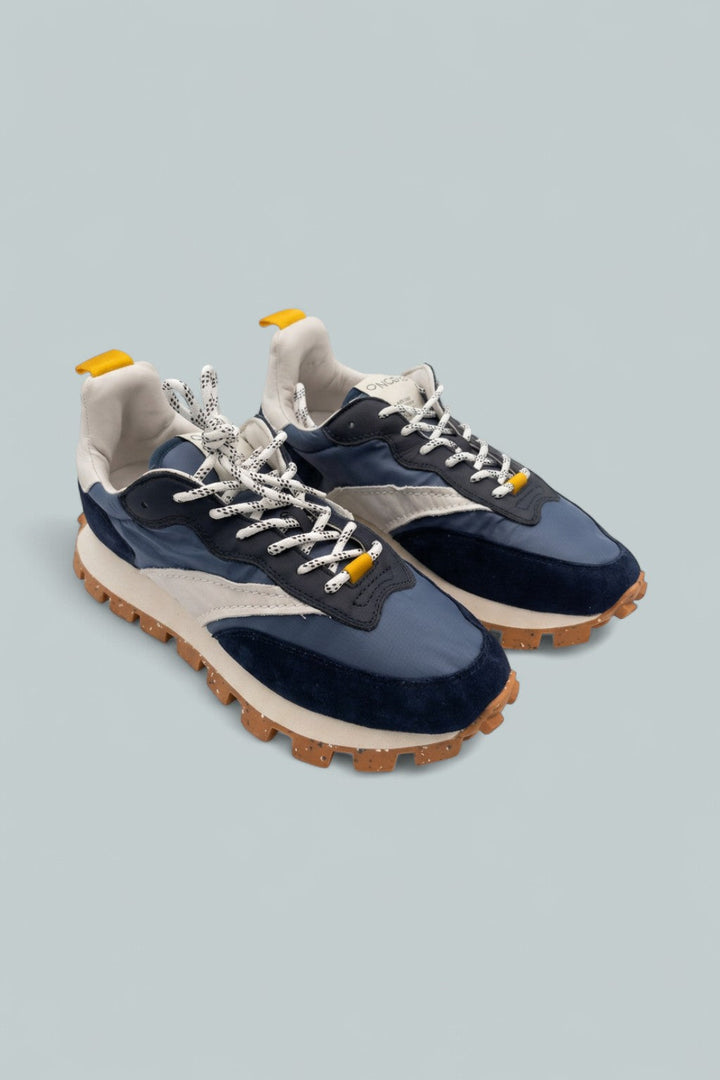 Osaka Elite Lace Up Running Sneakers - Indigo