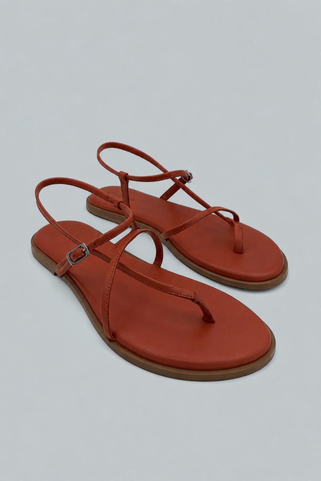 Corsica Strappy Sandals - Vermillion