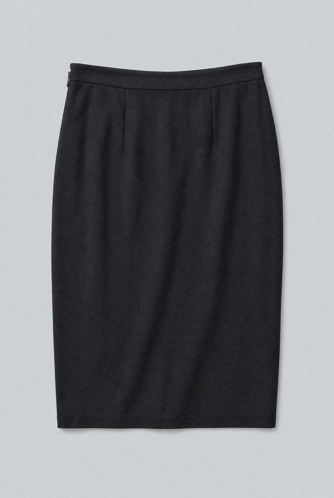 Tapered Midi Skirt - Black