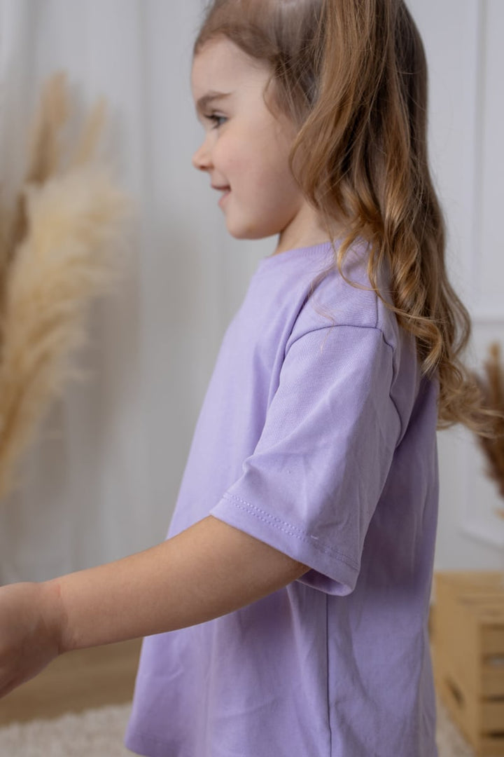 Oversize T-Shirt - Lavender Macaron
