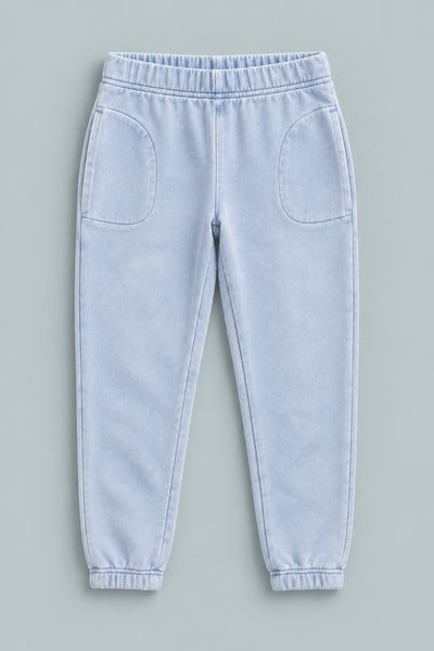Kid's Classic Joggers - Dusty Blue