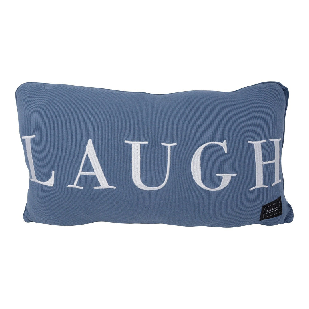 Laugh Pillow Sham - China Blue Ribbed