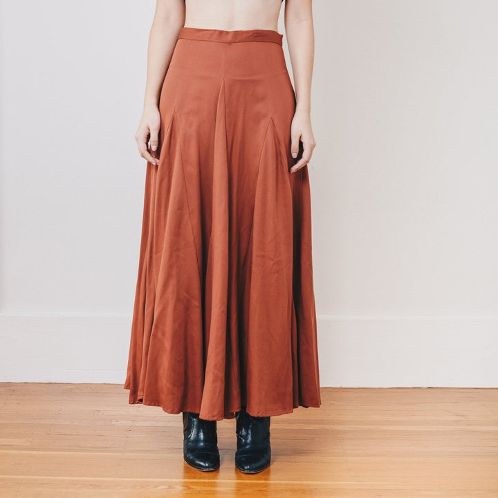 Sage Maxi Skirt - Rust