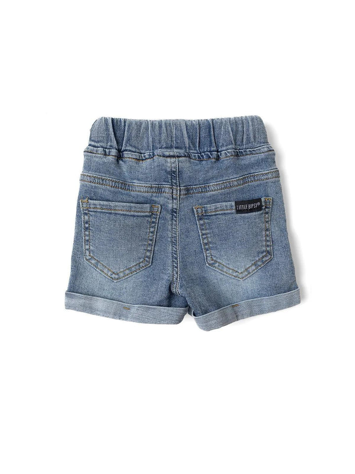 Baby Distressed Denim Short