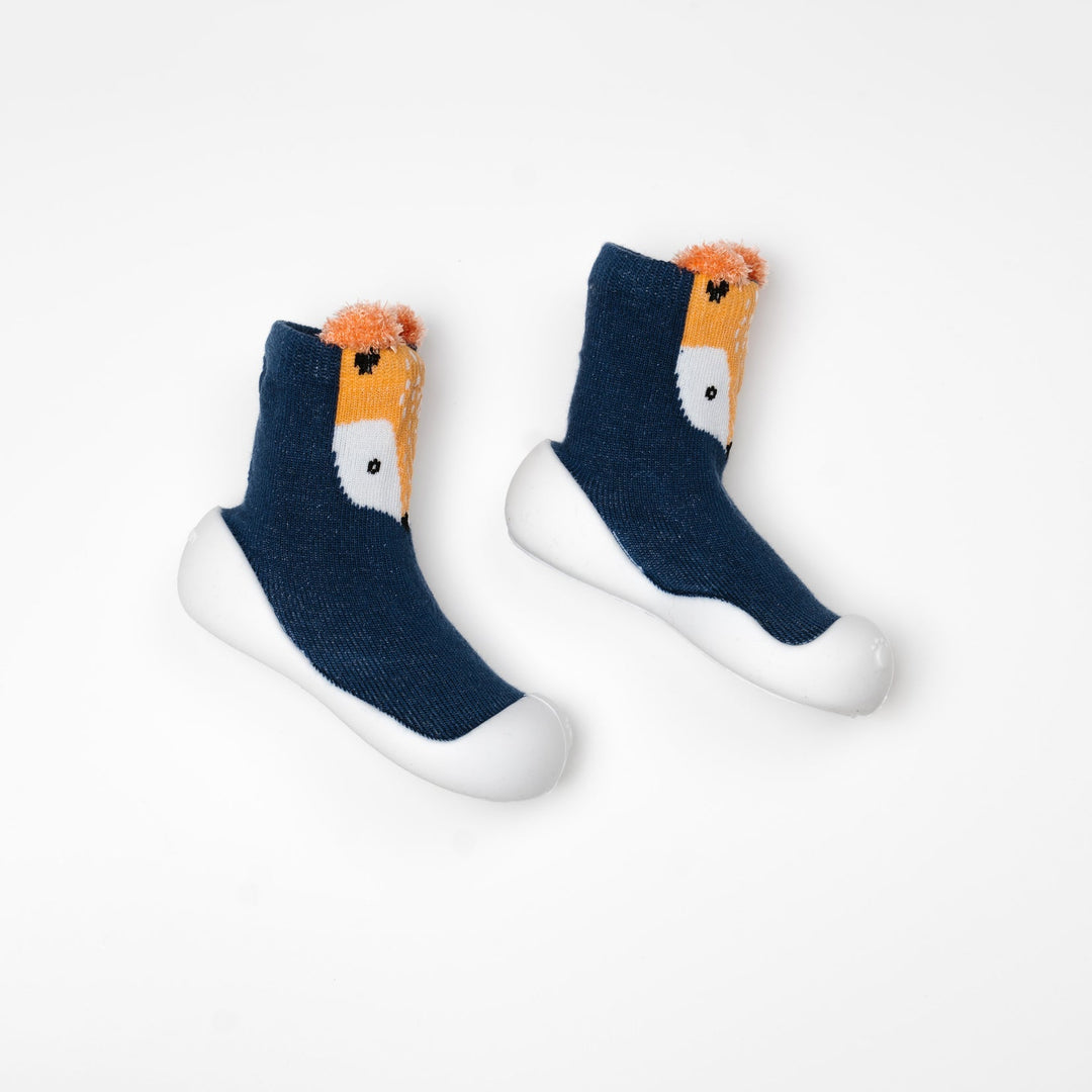 White Sole SlipKix™ - Fox