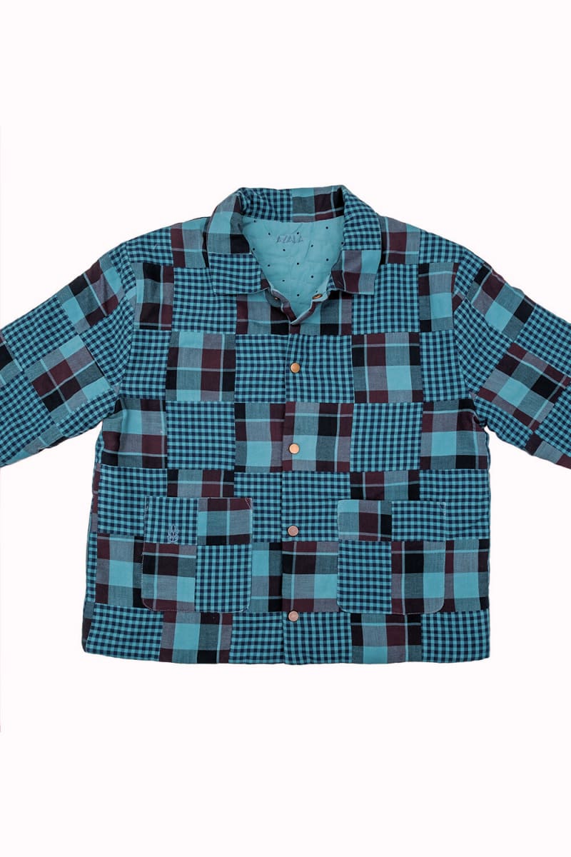 Emerald Patchwork Children's Worker Jacket