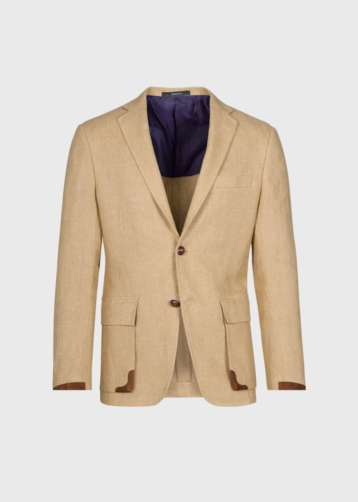 Linen Highlander Jacket - Natural - Blazer