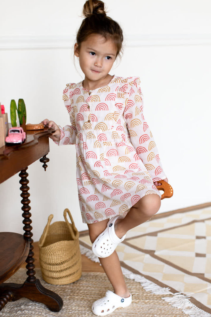 Little Fry Little Dress - Family Rainbow Organic
