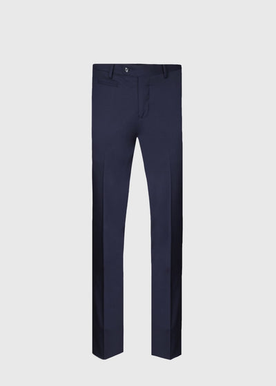 All Year Basic Wool Dress Trouser - Navy