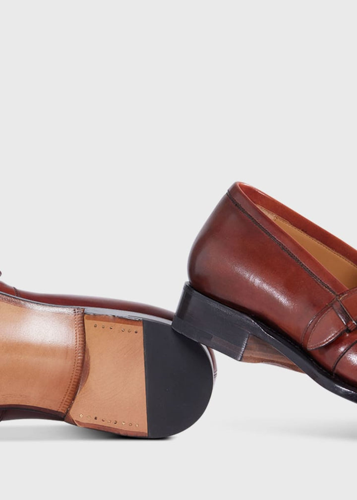 Scott Buckle Loafer - Cognac