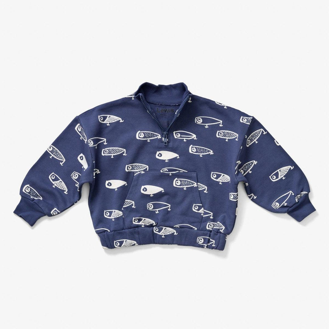 Quarter Zip - Lure Denim