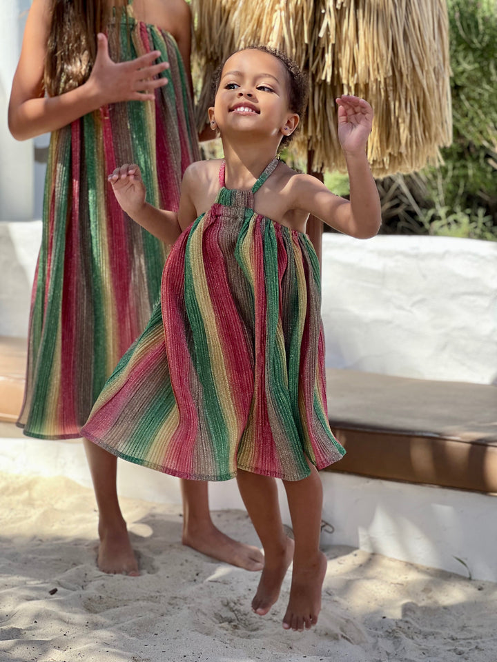 Red Rainbow Shimmer - Multicolour